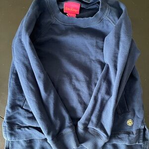 Lilly Pulitzer Navy Beach Comber Sweatshirt